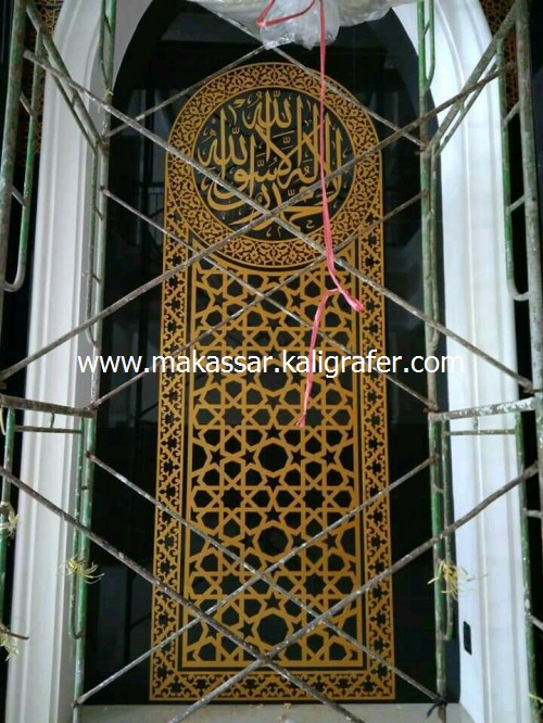 ornamen mihrab masjid acp 3